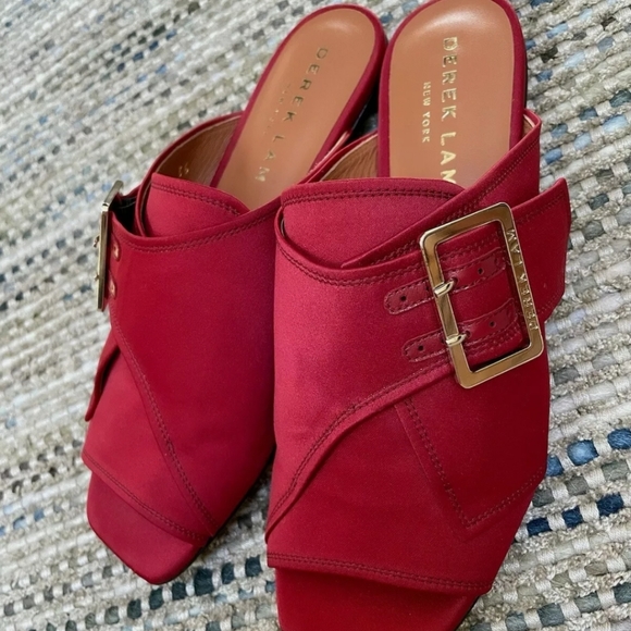 Derek Lam Noa New York Red Fabric Sandals EU 36 - Picture 6 of 10